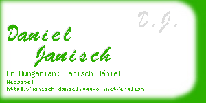 daniel janisch business card